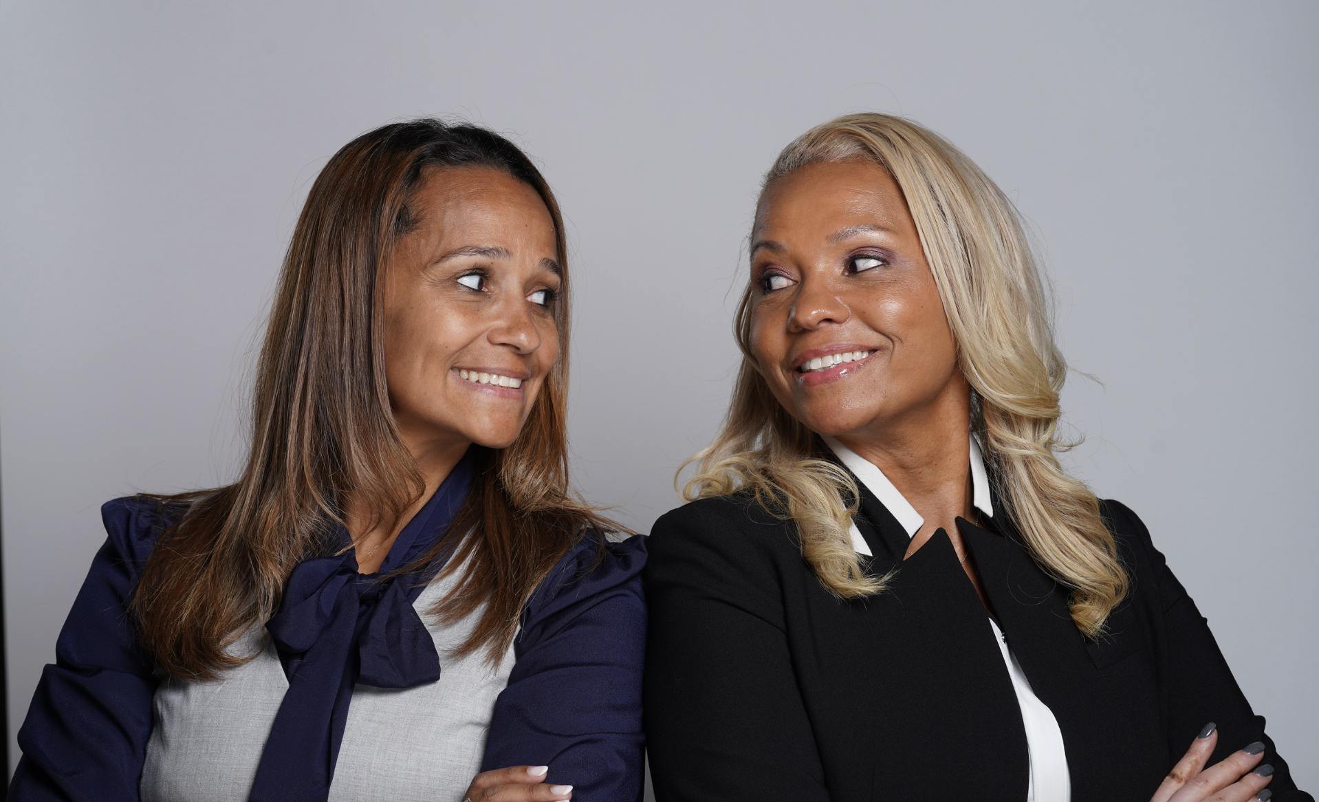 SISTER LOVE: District alum Kristy Reese and Kimberly Gibbs pose together. The two sisters are both principals in Atlanta Public Schools.  CREDIT: Kristy Reese 