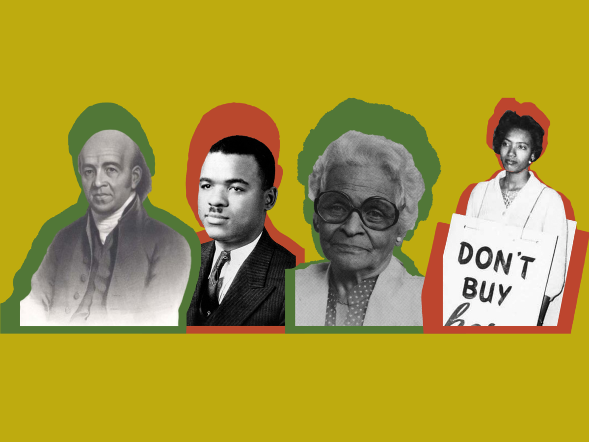 HIDDEN FIGURES: Left to right: Morris Brown, William Alexander Scott II, Grace Towns Hamilton and Bessie Sellaway. As Atlanta celebrates the 50th anniversary of Black History Month, learning about diverse, less familiar stories offeres a nuanced and unique portrayal of Black history.