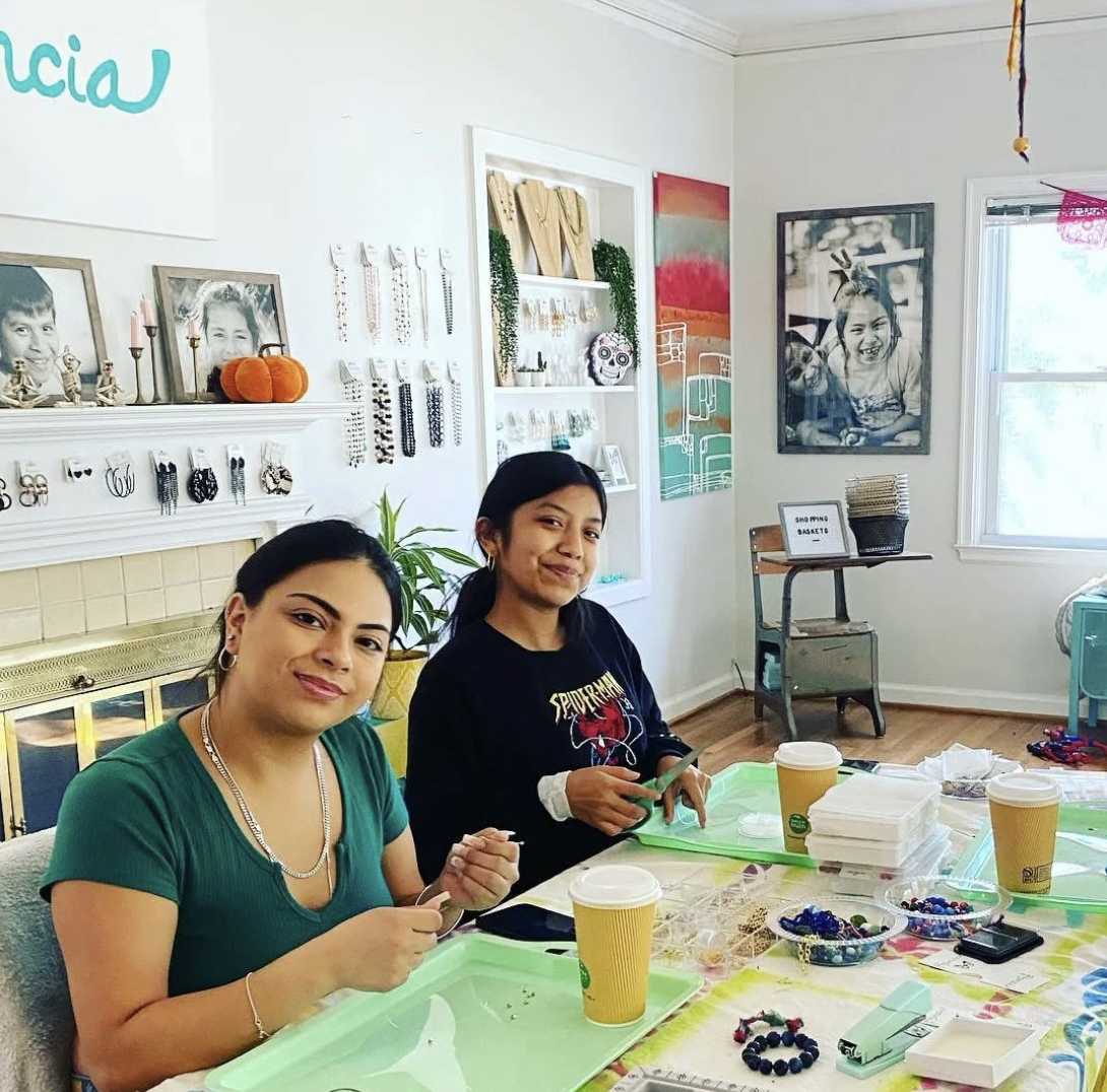 BRIGHT FUTURES: Presencia facilitates a jewelry and soap business so graduates can build their resume. They sell a variety of handmade goods on their website. (CREDIT: Ian North)