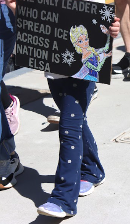 GENERATION CAUSE: The crowd of the rallys and protests associated with "No Kings" on March 28 drew a diverse crowd, including young children with their families. 