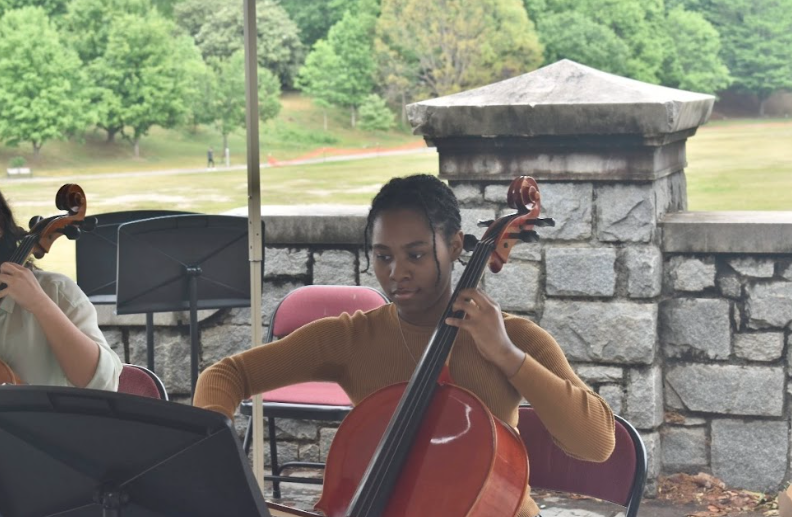 PASSION PROJECT: Junior Lydia Berry began playing cello in fourth grade. When she became interested in environmental conservation, she wanted to find a bridge for her two passions, and ultimately created a benefit concert.