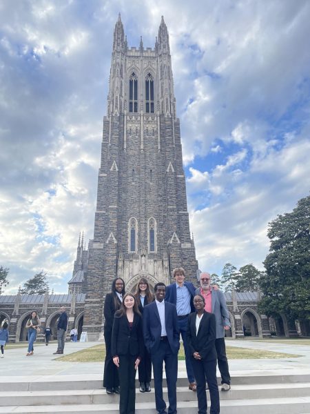 NATIONALLY QUALIFIED: Midtown has had a moot court team for a decade. With the assistance of teacher
sponsor James Sullivan, the team is now nationally ranked among the top 60 teams in the nation.